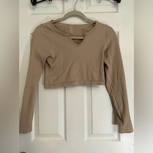 Cropped long sleeve
